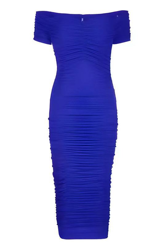 The Sapphire Ruched Dress