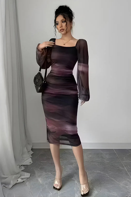 Gradient Bodycon Dress