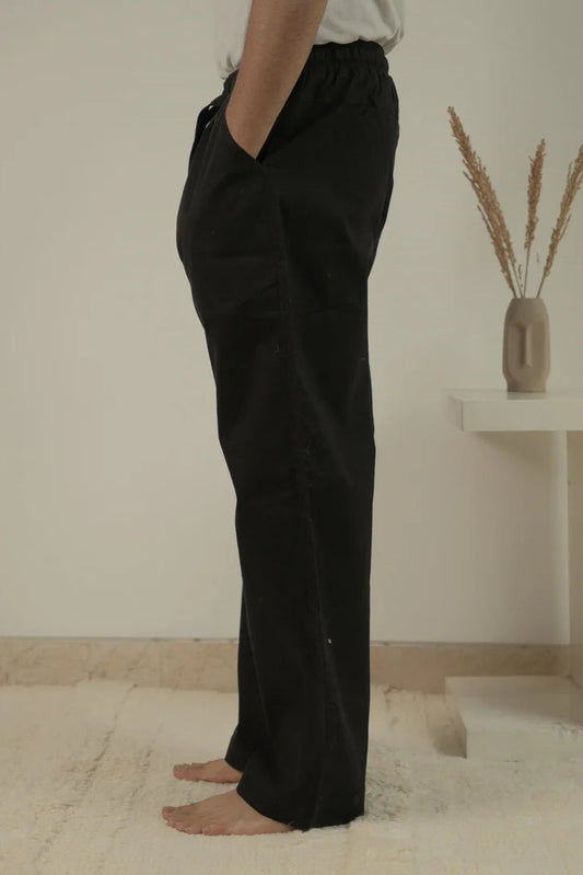 Linen Pant - Black