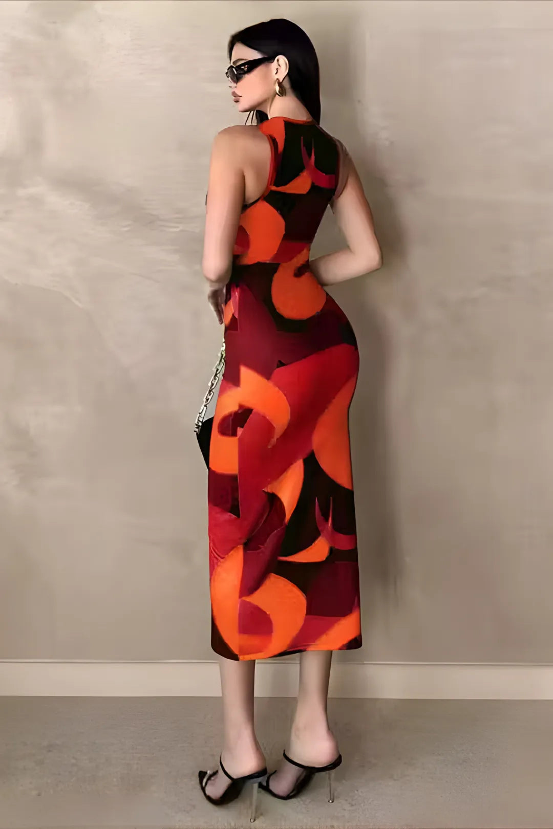 The Inferno Midi Dress