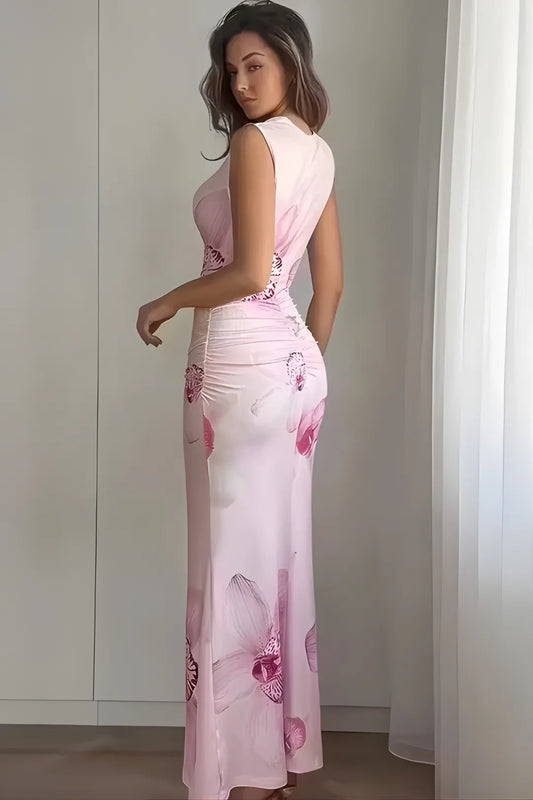 Euphoria Floral Draped Dress