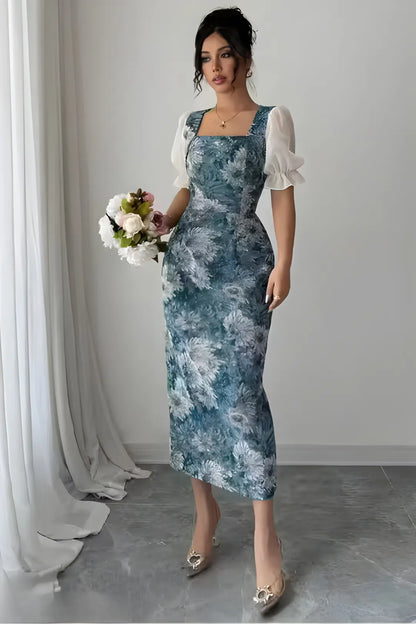 Patchwork Bodycon Dress