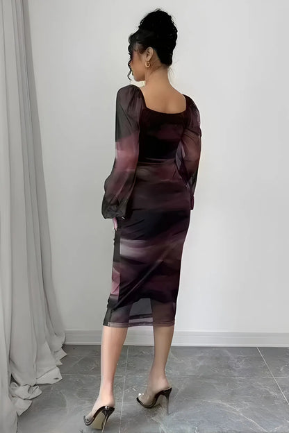 Gradient Bodycon Dress