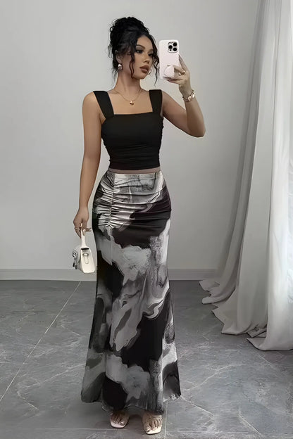 The Abstract Onyx Dress