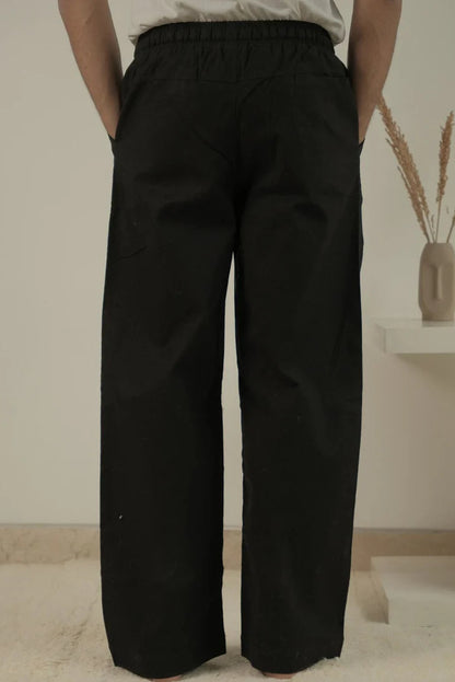 Linen Pant - Black