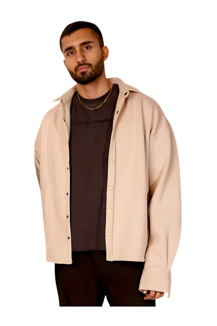 Spring Shacket - Beige