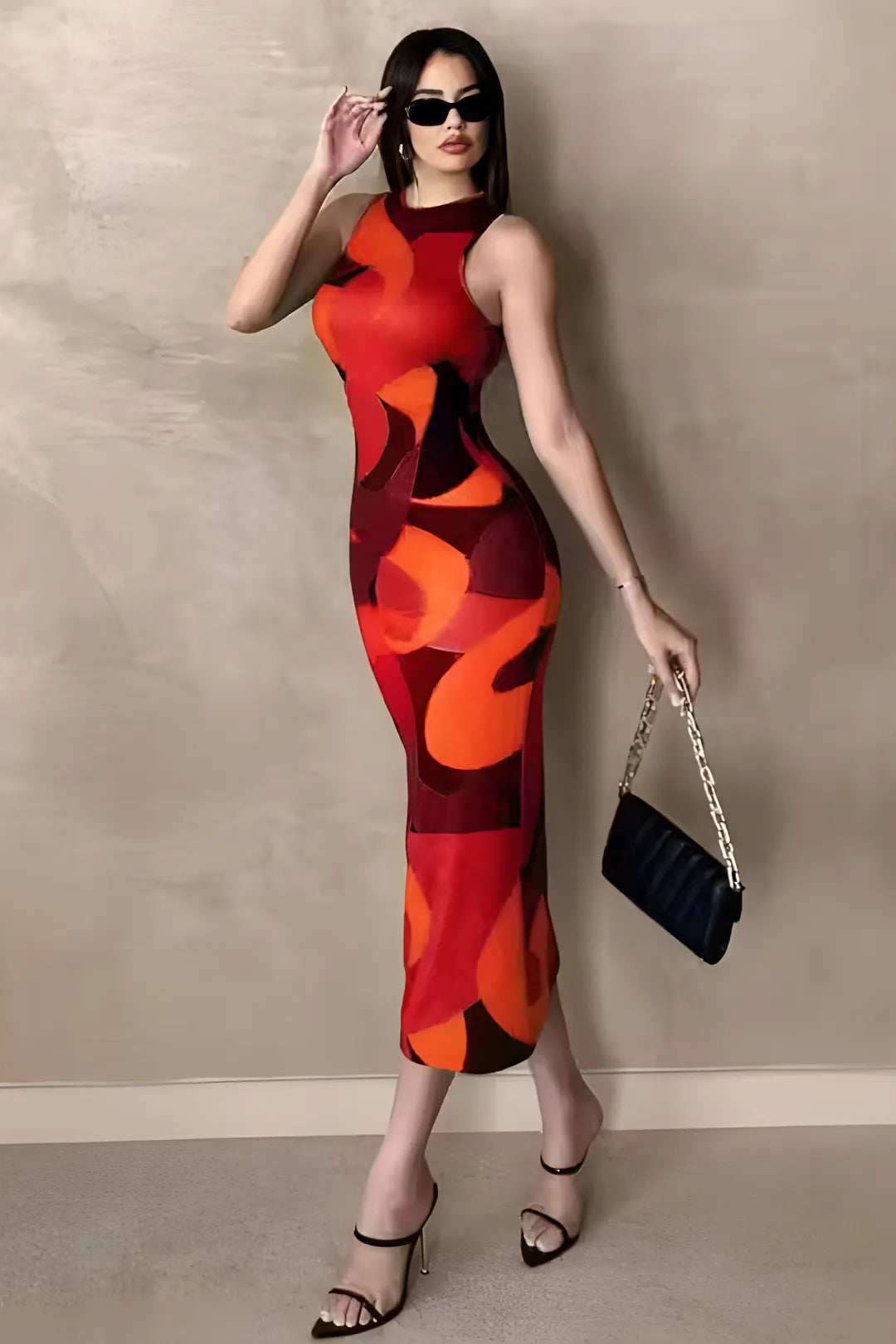 The Inferno Midi Dress