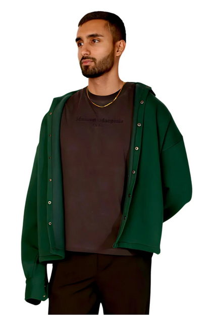 Spring Shacket - Jungle Green