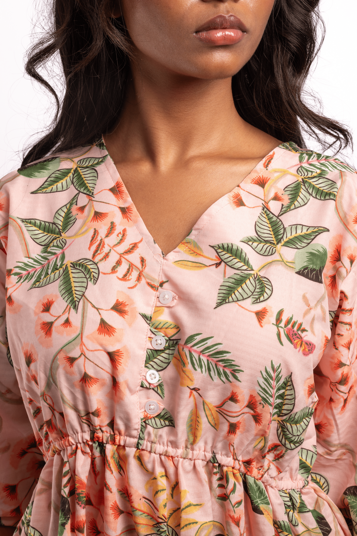 Peach Blossom Breeze Frock